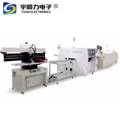 High Speed Semi Auto SMT PCB Assembly Production Line kan voldoen aan batch van PCB assemblage.