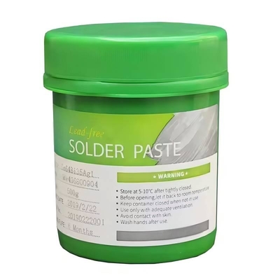 Loodvrije soldeerpasta zonder schone vloeistof met kern tin bismut zilver legering SMT printer soldeercrème